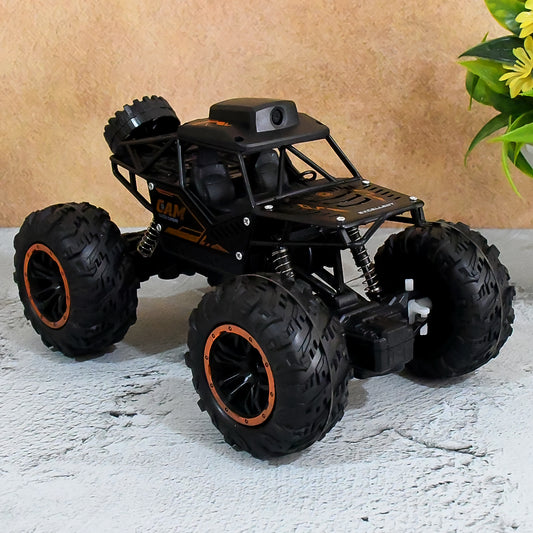 RC Monster Truck with HD Camera – Off-Road Rock Crawler for Kids