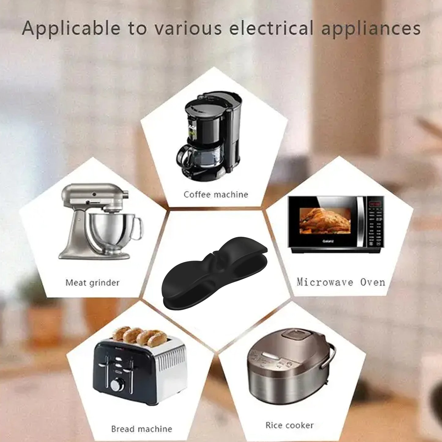 Appliance Cable Organizer – Self-Adhesive Winder & Holder (1 Pc)