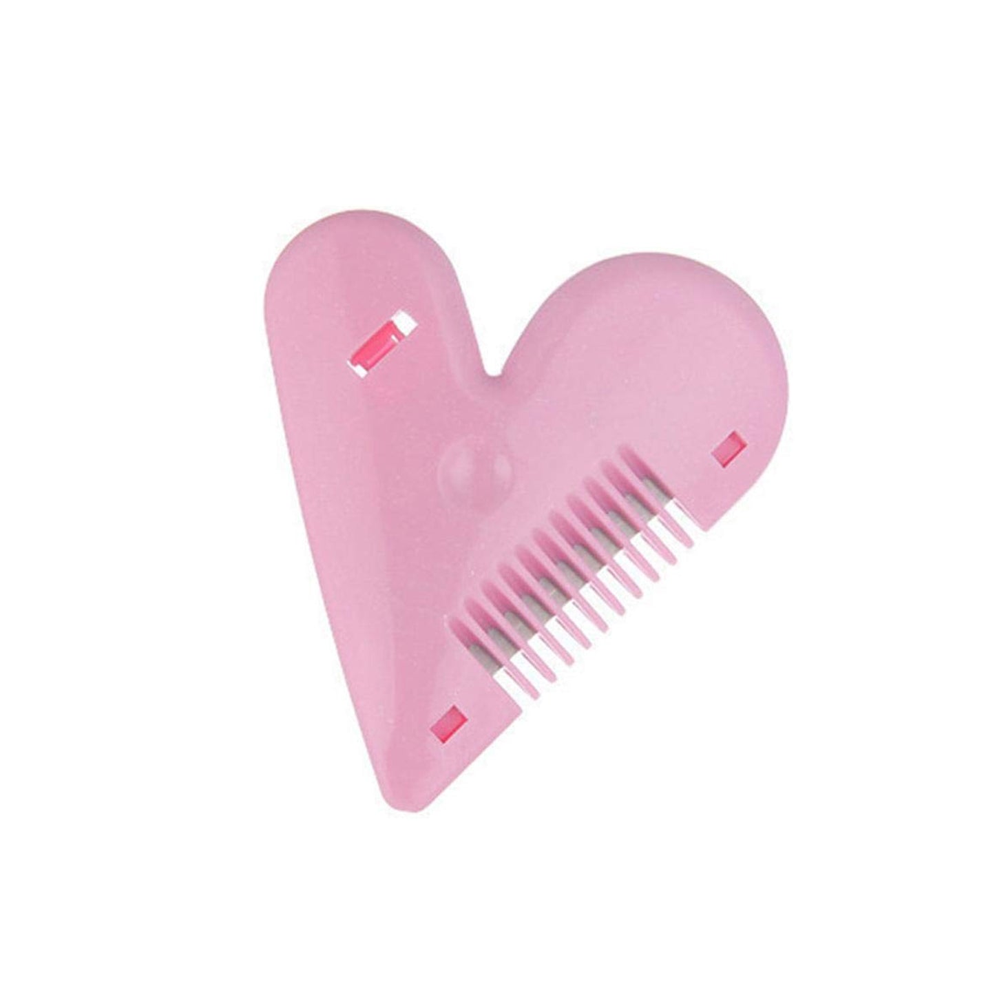 Heart Shape Plastic Hair Cutting Scissors (1 Pc With Card Packing)