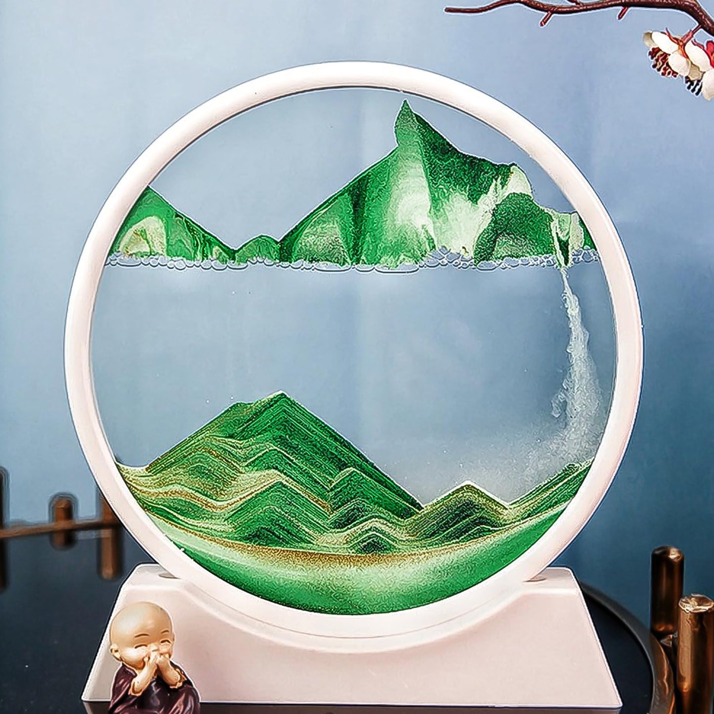 3d Moving Sand Art Picture Decor (1 Pc Multicolor)