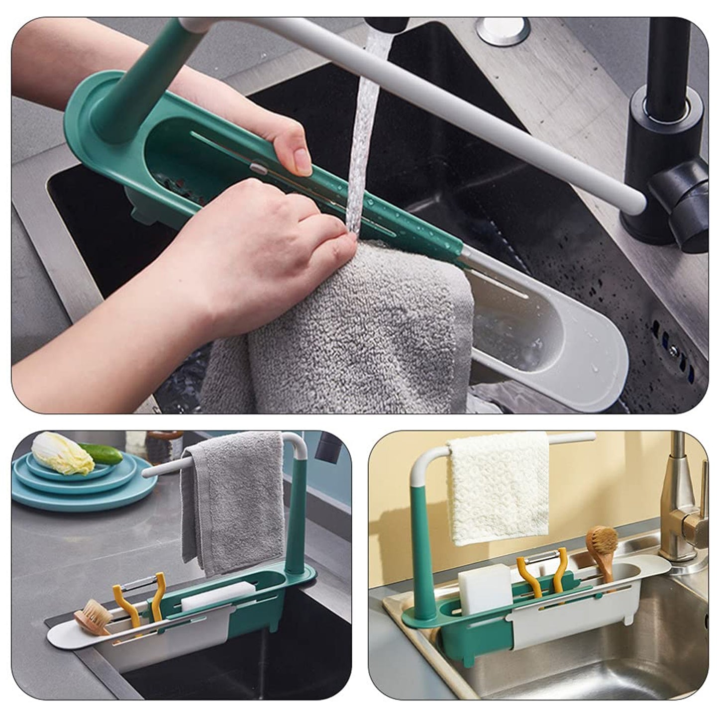 Expandable Kitchen Drying Basket Rack For Kitchen Use