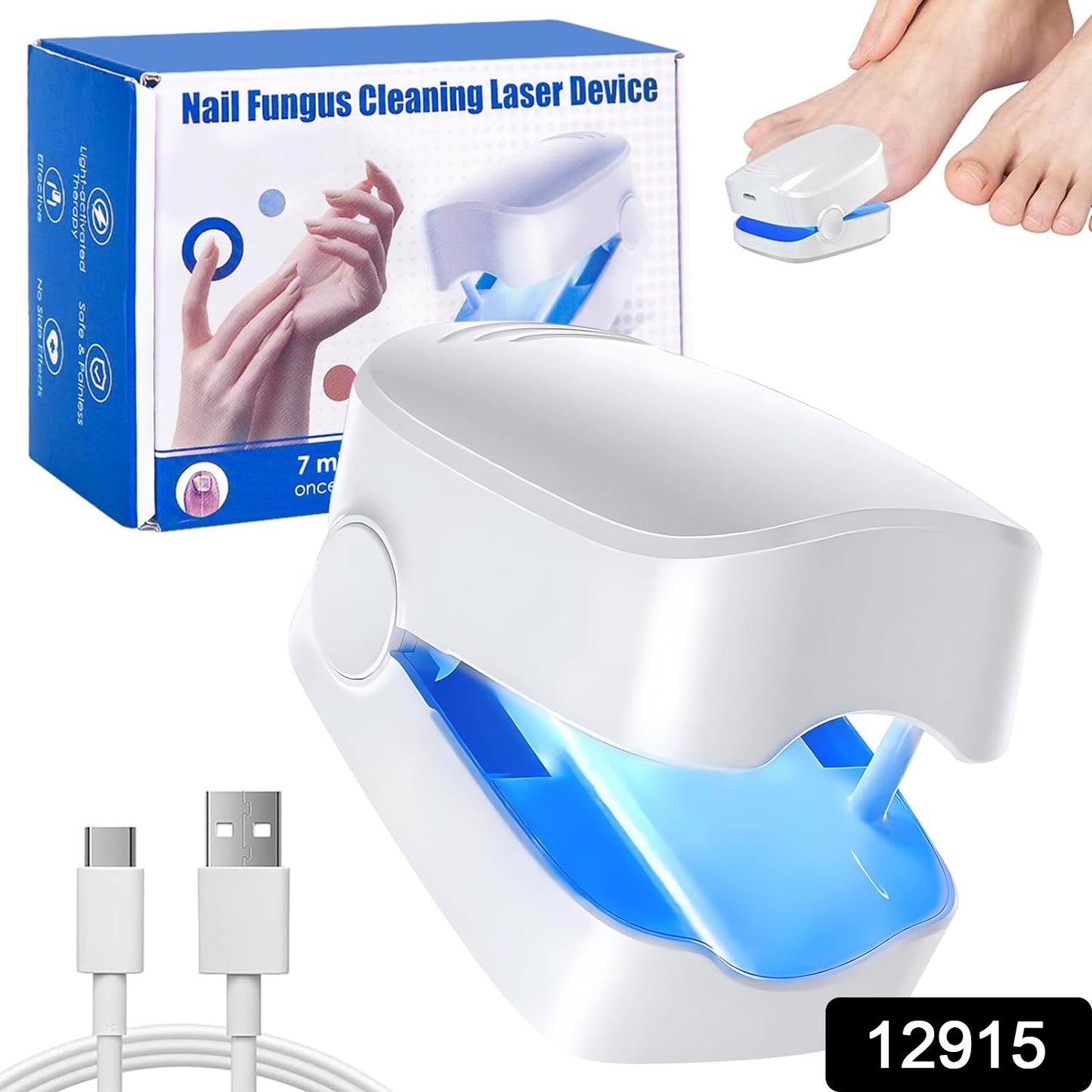Rechargeable Nail Fungus Laser Device – Anti-Fungal Treatment for Hands & Feet (1 Pc)