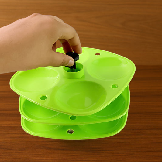 3-Layer Idli Stand – For Steaming & Serving Idlis (1 Pc)