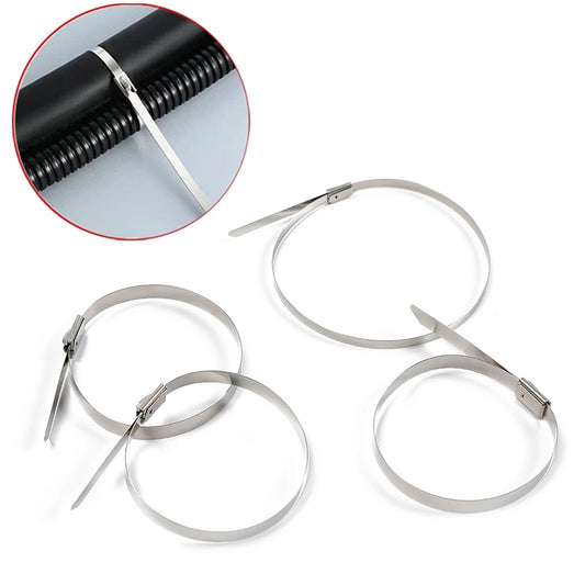 Stainless Steel Cable Tie (4.6x100mm 10 Pcs Set)