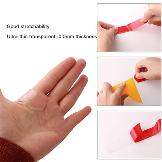 Heavy Duty Transparent Acrylic Foam Mounting Tape (3 Mtr Approx 1 Pc)