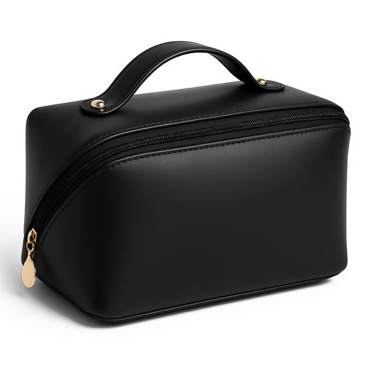 Premium Travel Makeup Toiletry Organizer Pouch With Zipper Handle(1 Pc)