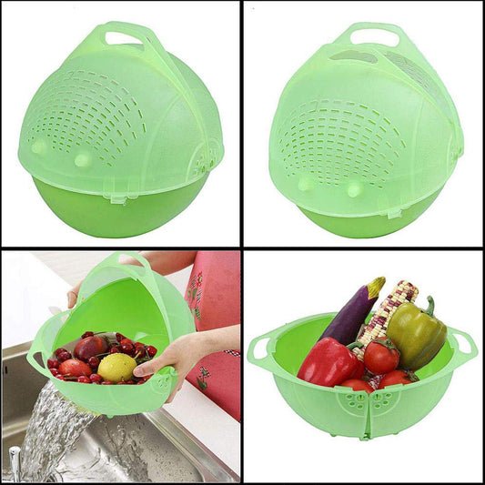 Smart Basket 3in1 Multiuse Fruit And Vegetable Bowl (1 Pc Mix Color)