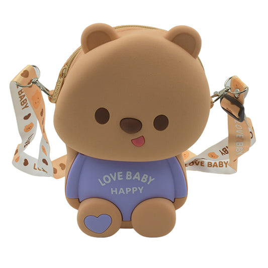 Cute Cartoon Mini Silicone Backpack – Shoulder Bag for Girls (1 Pc)