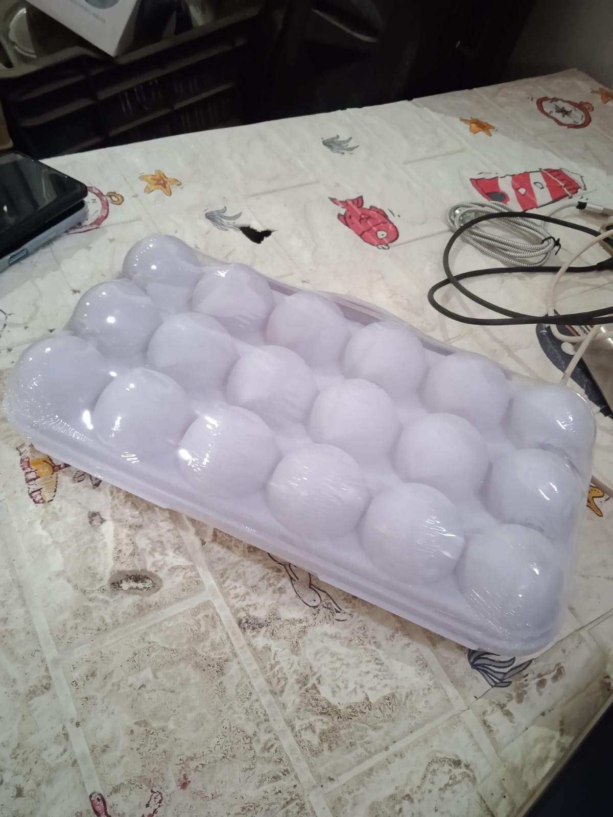 18-Grid Egg Holder – Shockproof Storage Box with Buckle (1 Pc)