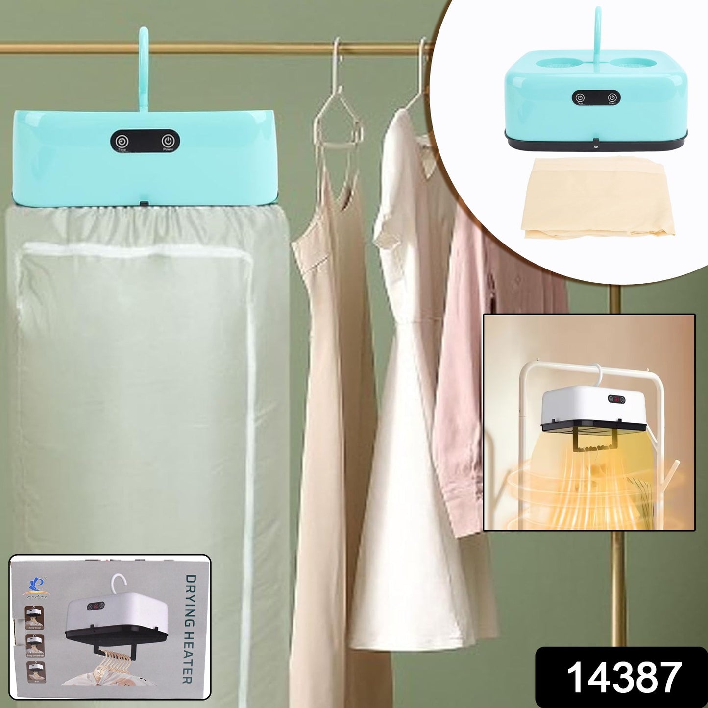 Portable Clothes Folding Dryer (1 Pc)