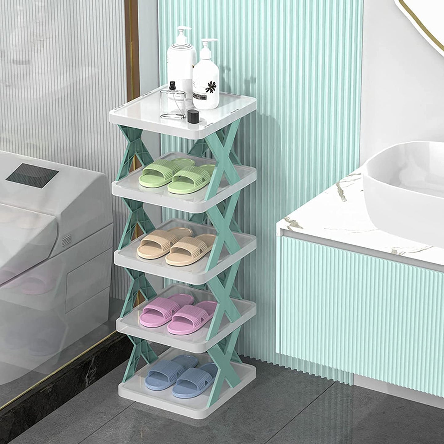 5 Tier Shoes Stand Shoe Tower Rack