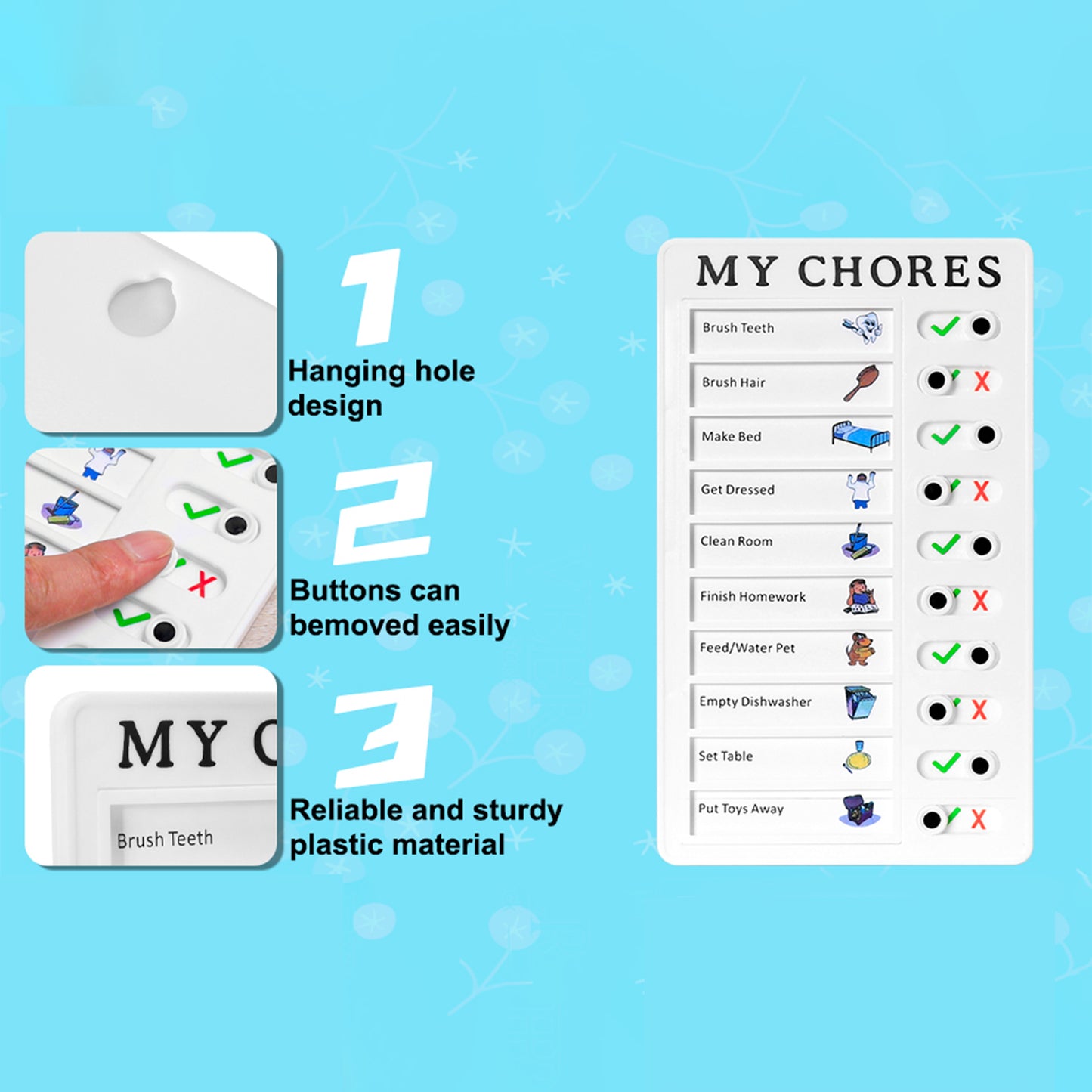 Portable Chore & Memo Board