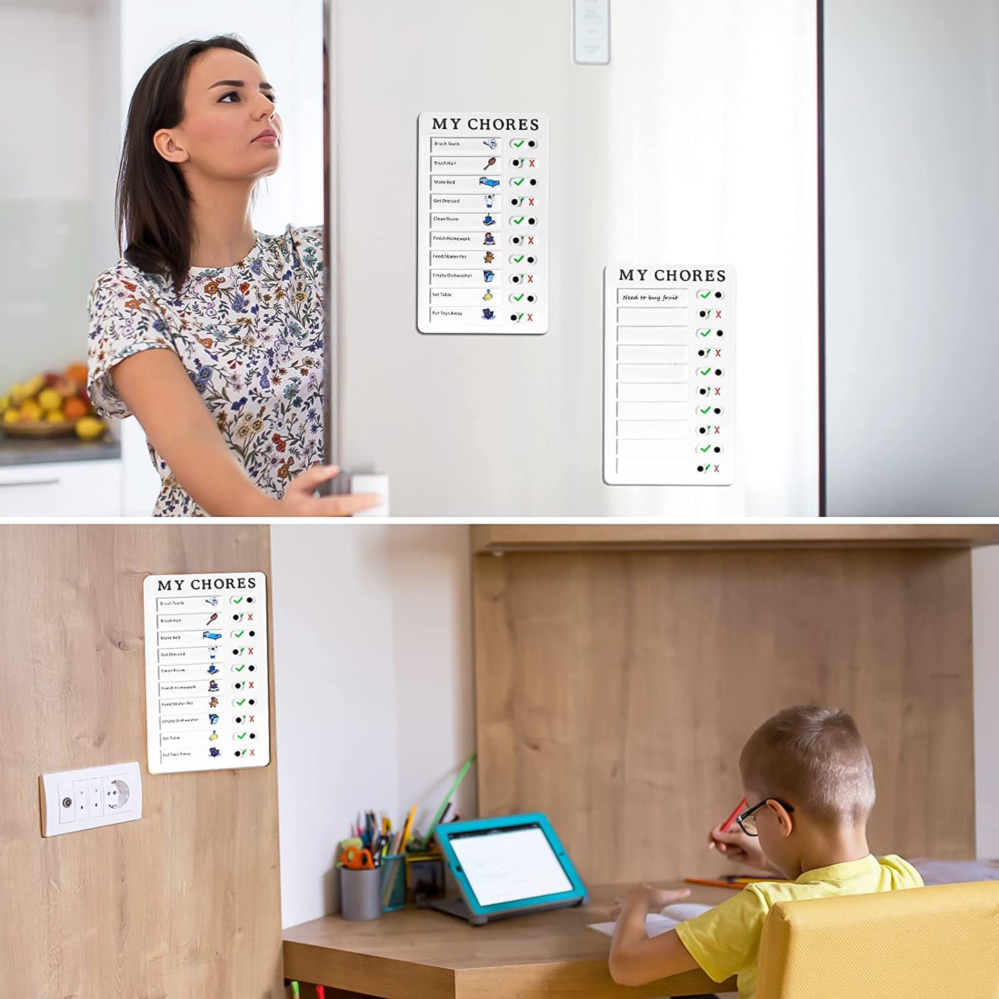 Portable Chore & Memo Board