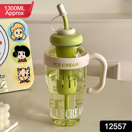 Ice Cream Style Sipper Bottle – 1300ml