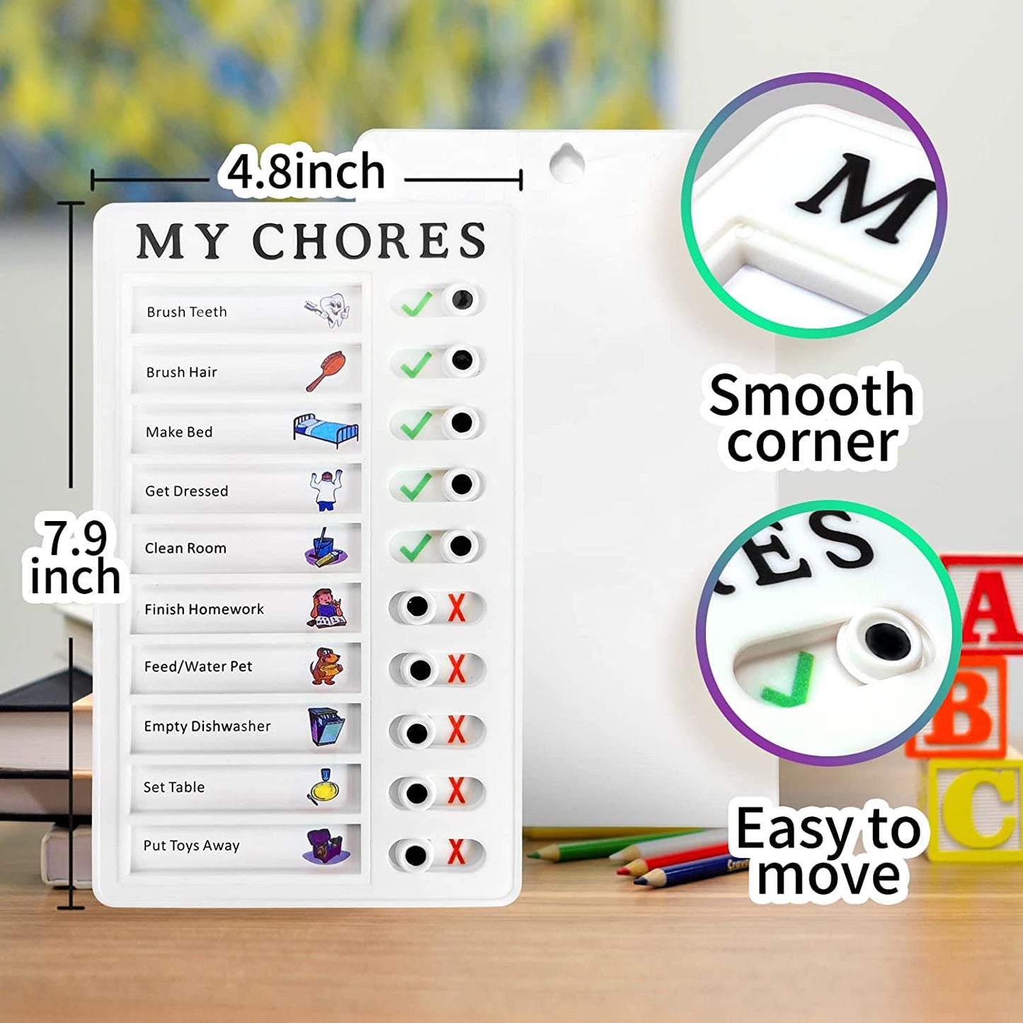Portable Chore & Memo Board