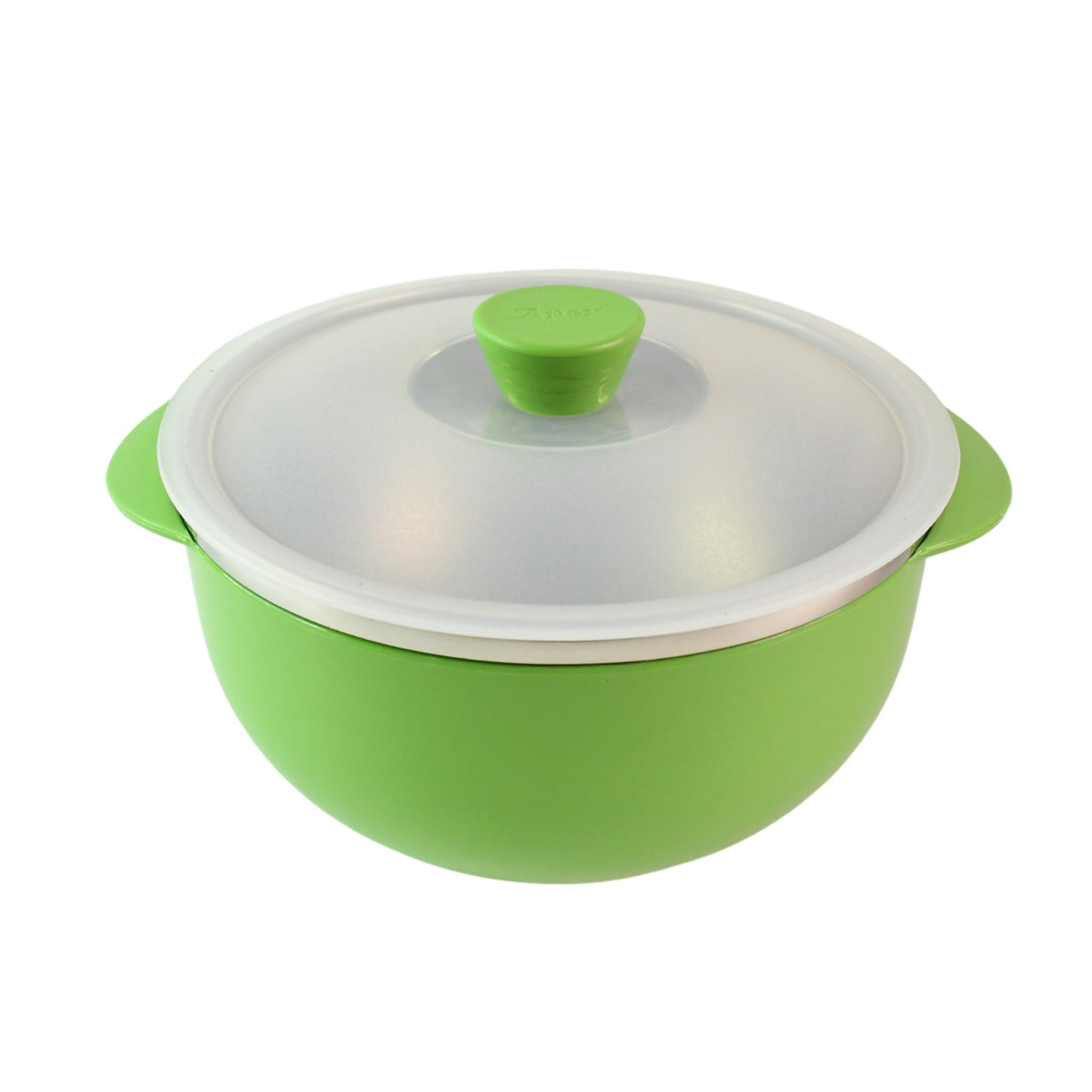 2200ml Microwave-safe Plastic Serving Bowl With Lid (1 Pc)