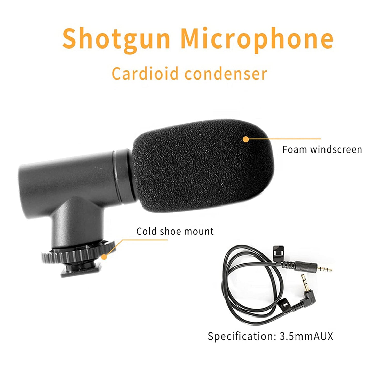 Vlogging Kit – Mini Tripod, Mic, LED Light & Phone Holder (1 Pc)