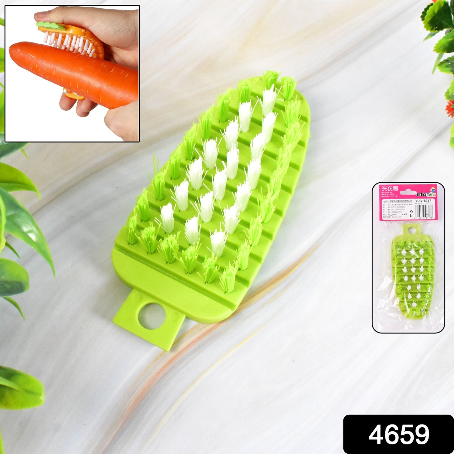 Plastic Fruit Vegetable Brush (1 Pc)