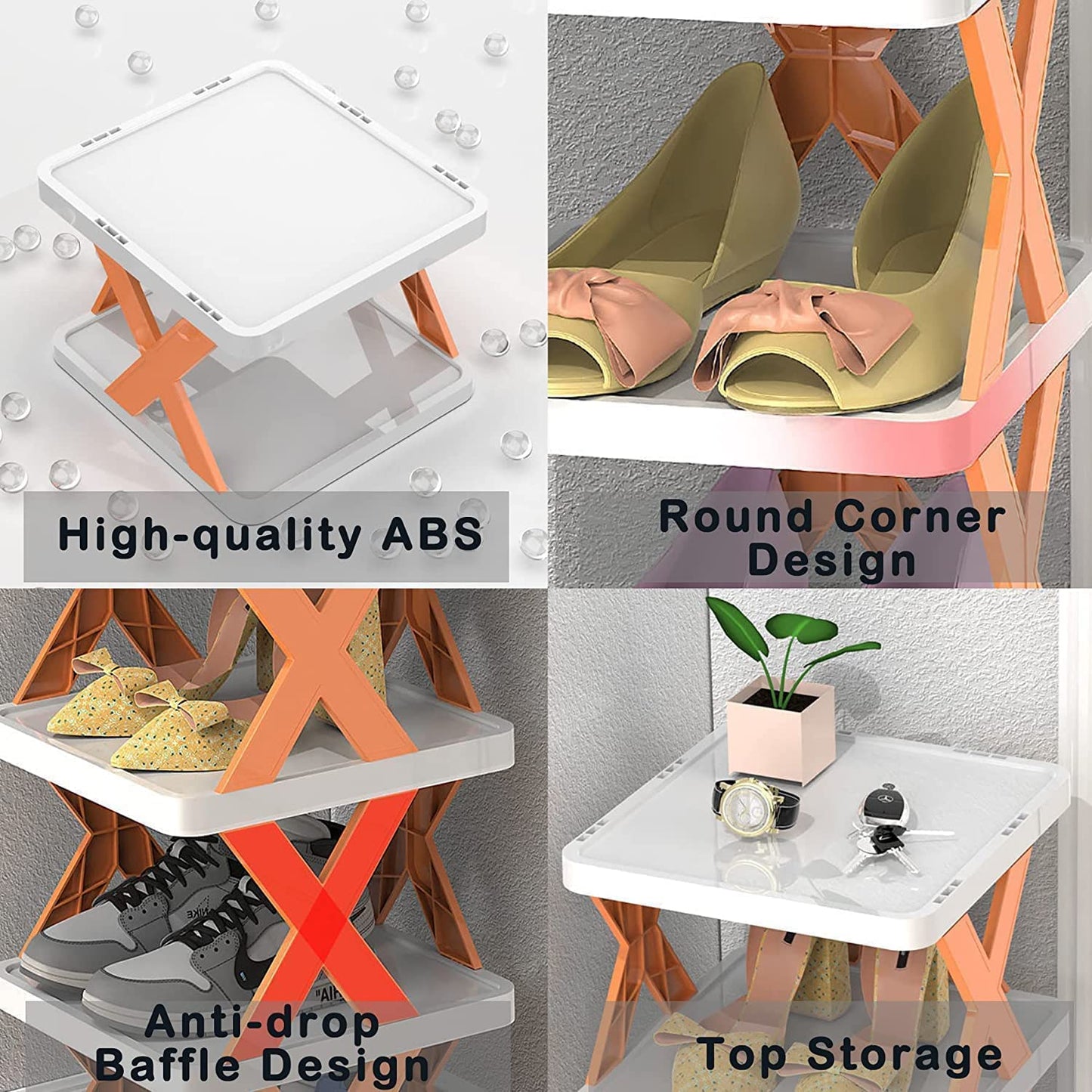 5 Tier Shoes Stand Shoe Tower Rack