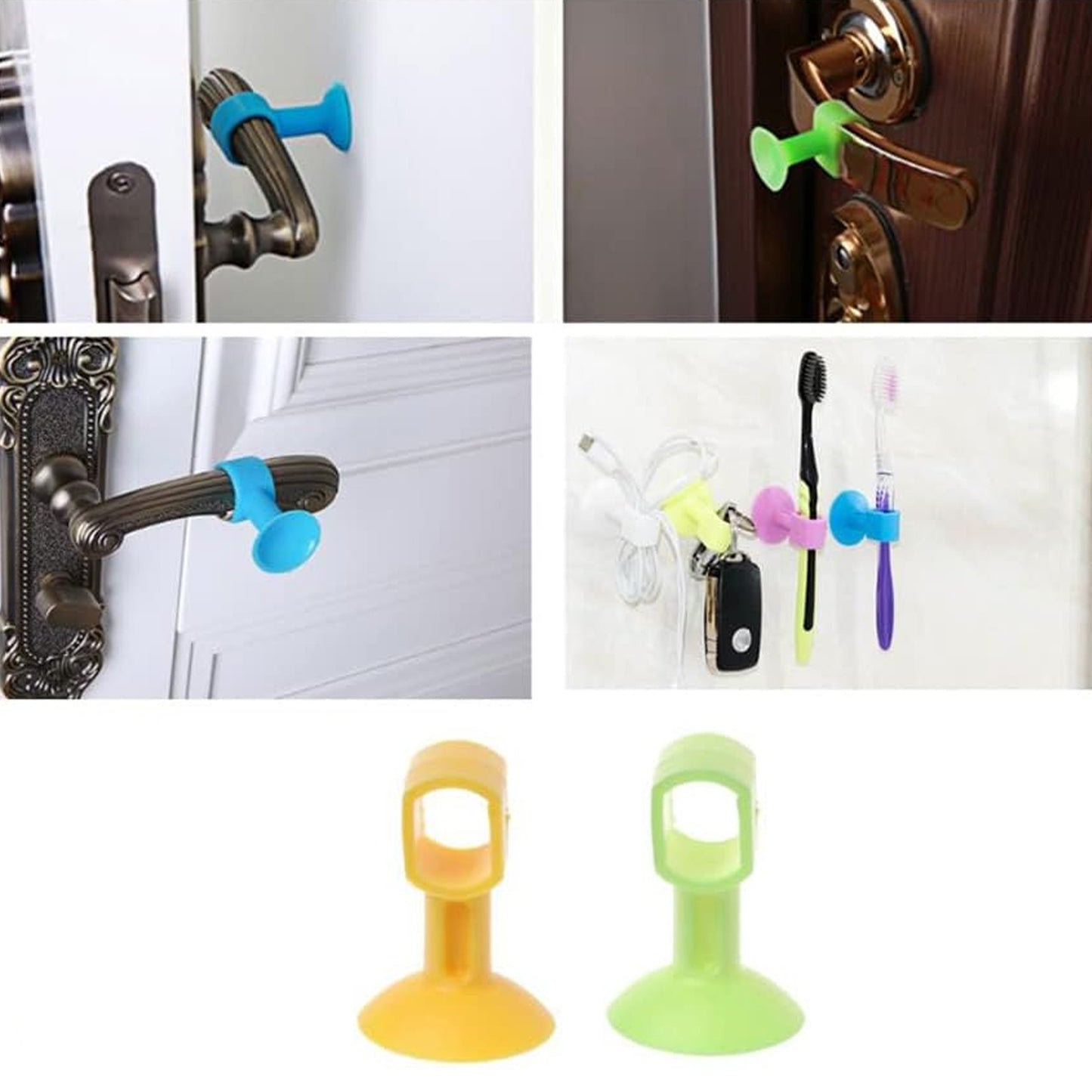 Self-sucking Silicone Door Stopper