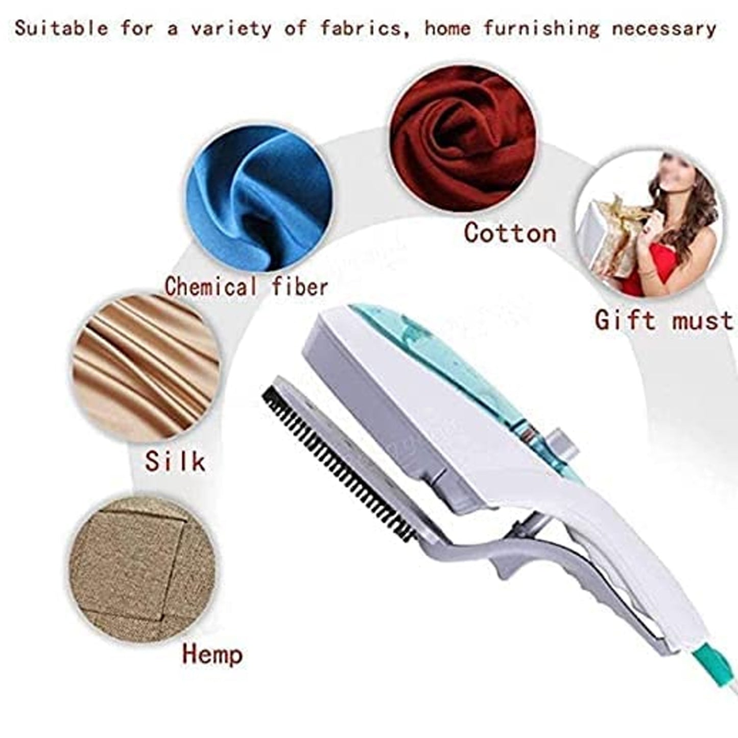 Portable Handheld Steam Iron – Clothes & Travel Garment Steamer (1 Set)