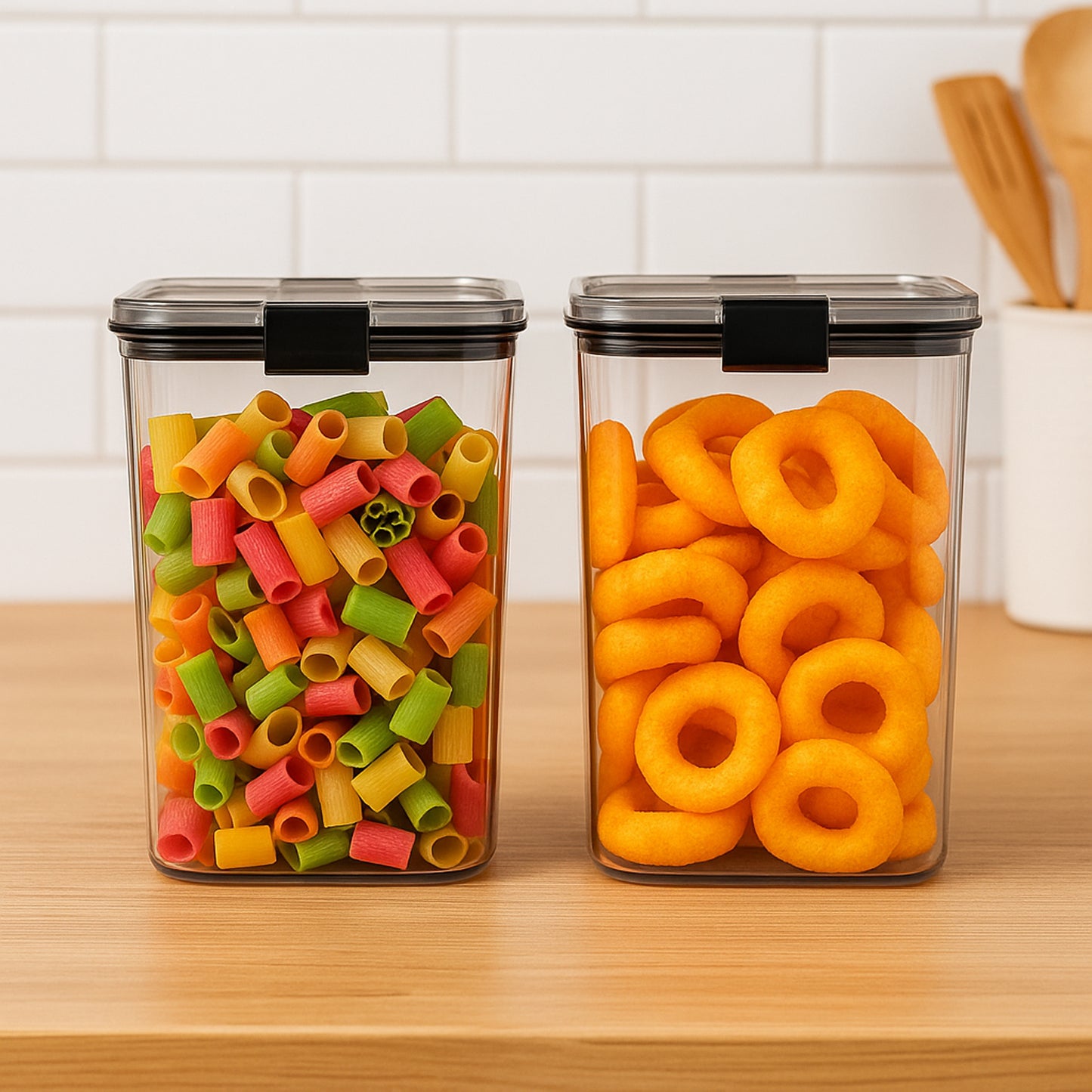 1200 Ml Airtight Lock Lock Food Storage Container Set 2 Piece