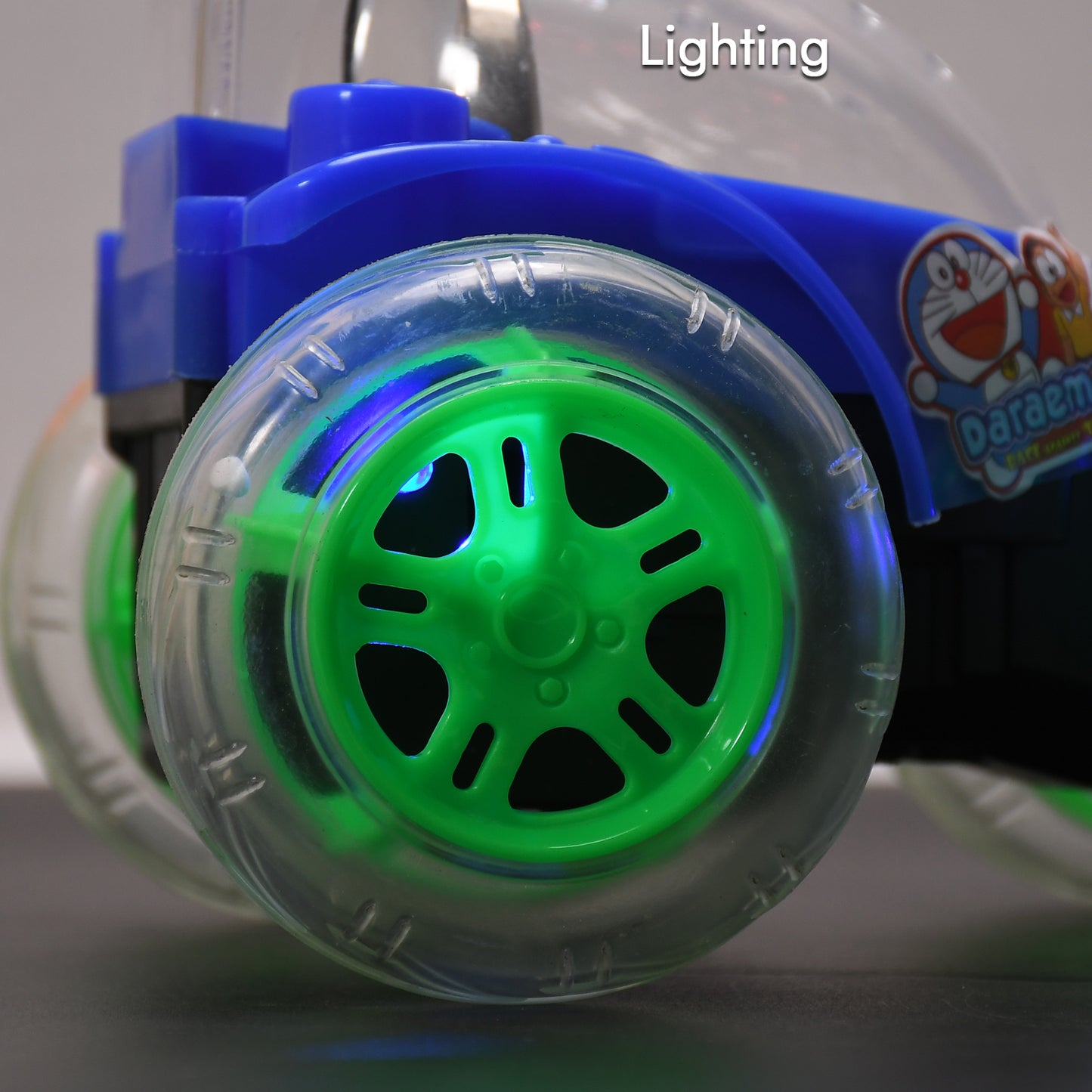 Rechargeable 360° Stunt RC Car – With 3D Lights & Music for Kids (1 Pc)