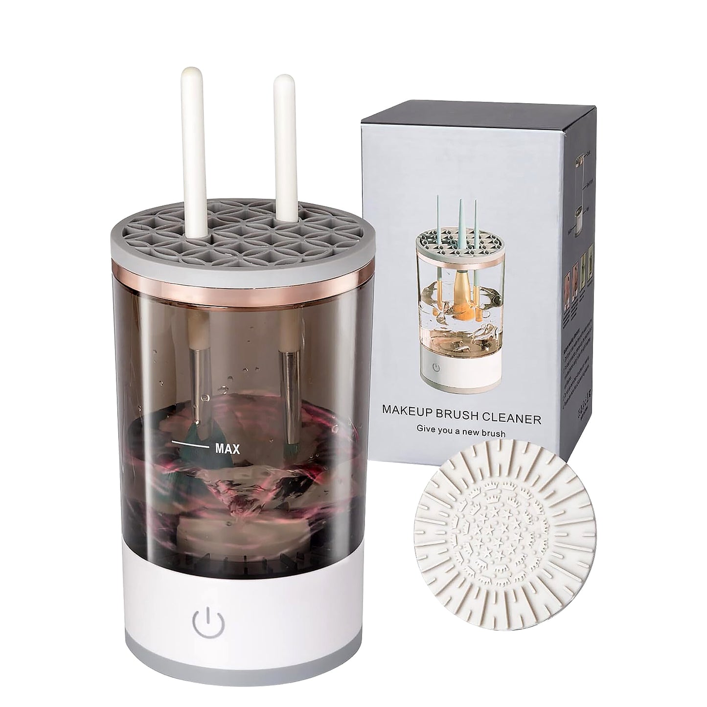 Automatic Makeup Brush Cleaner & Brushes Organizer Tool