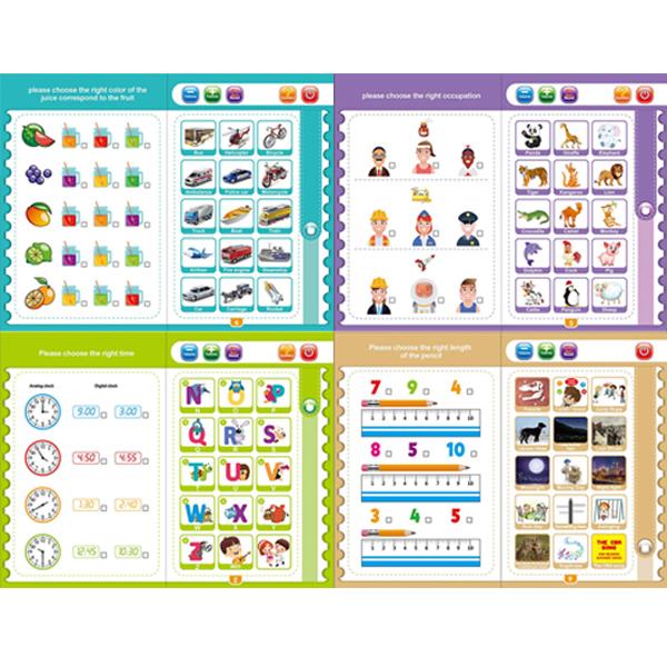 Musical Learning Study Book With Numbers Letters