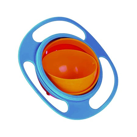 Portable Non Spill Feeding Toddler Gyro Bowl 360 Degree Rotating Dish