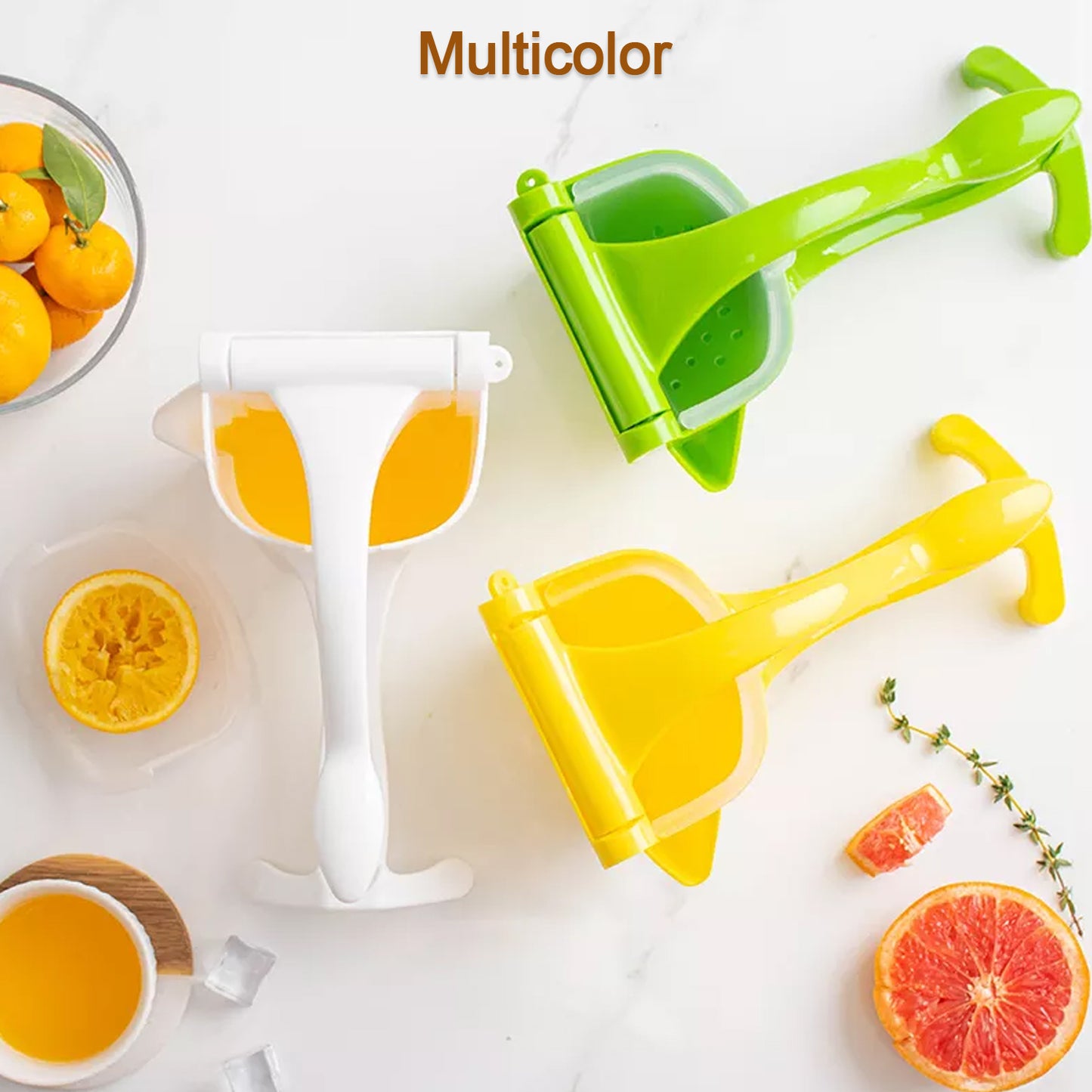 Heavy Duty Juice Press Squeezer With Juicers (Multicoloured)