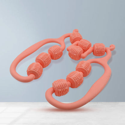 Muscle Massage Roller – 10-Wheel Fitness Relaxer for Legs & Body (1 Pc)