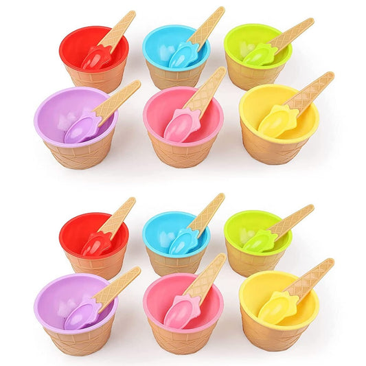 Ice Cream Bowl Spoon Set