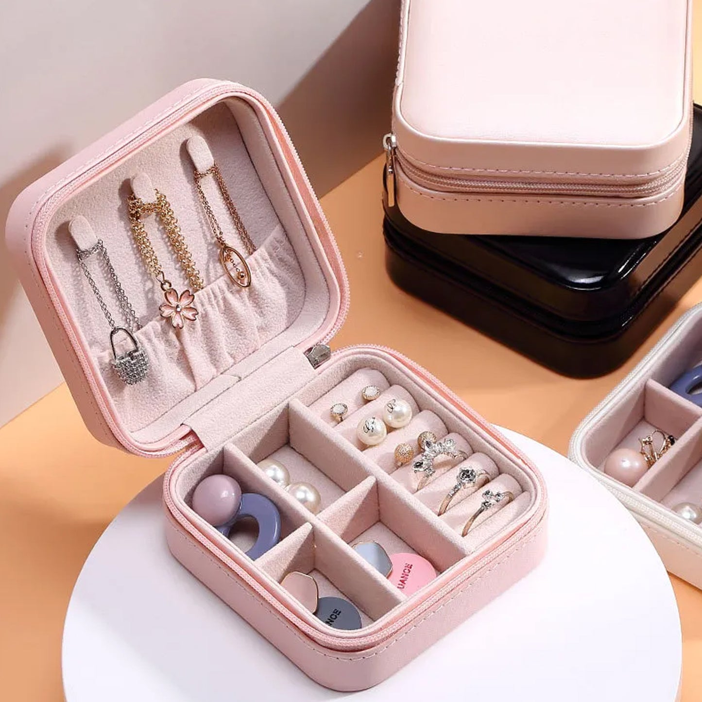 Mini Portable Jewellery Box Organiser