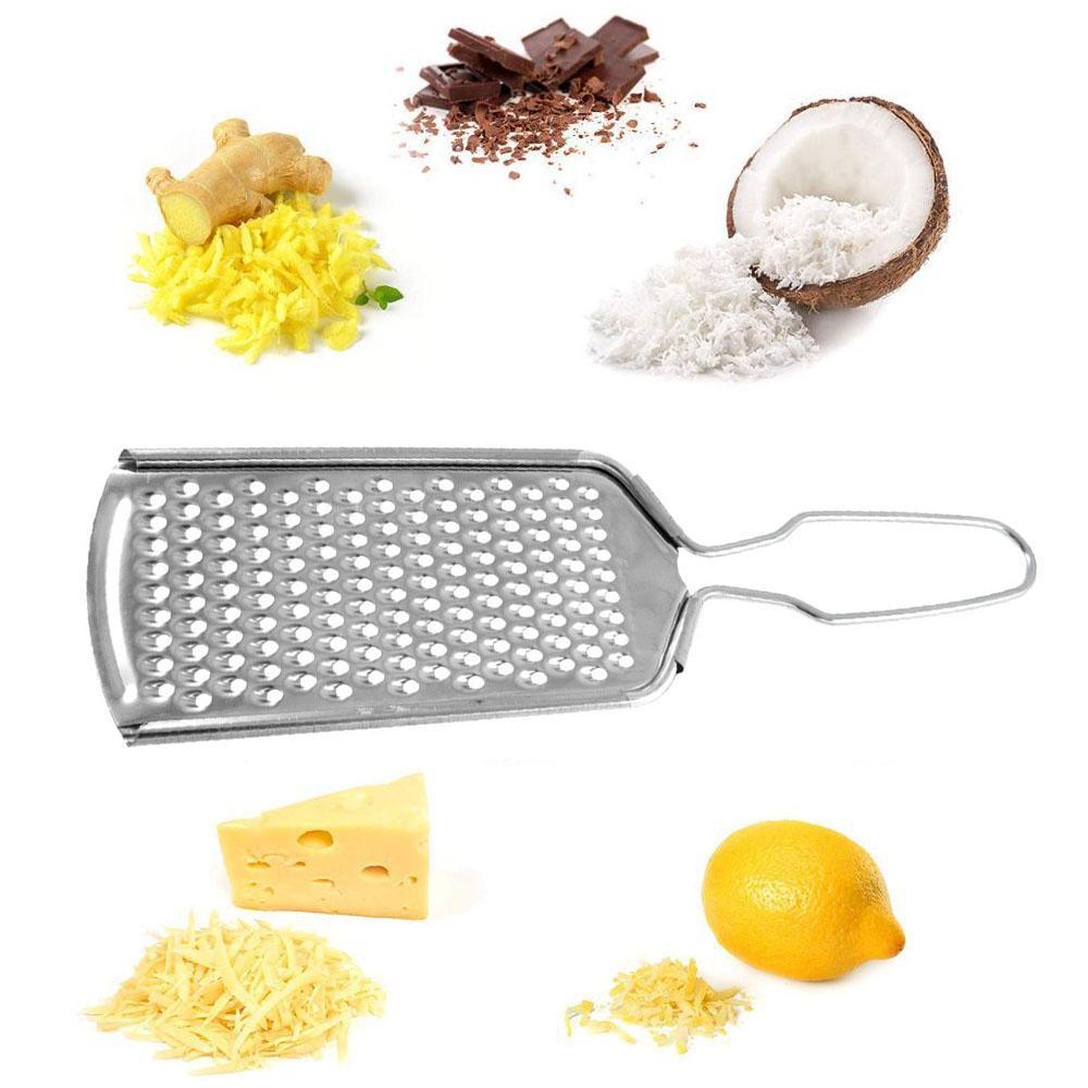 stainless Steel Grater Nutmeg Cheese Citrus Zest Zester Grater