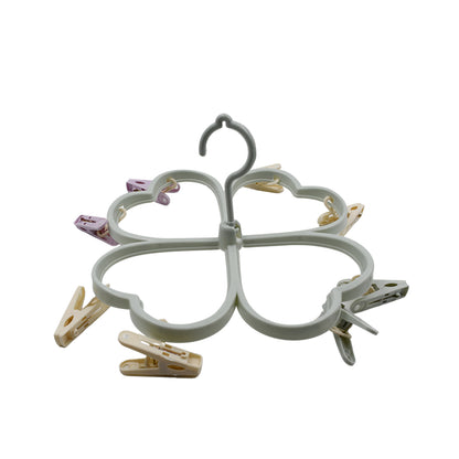 Heart-Shaped Clip Hanger  (8 Clip)