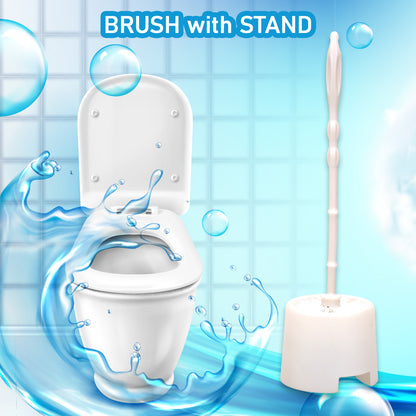 Toilet Cleaning Brush With Potted Holder