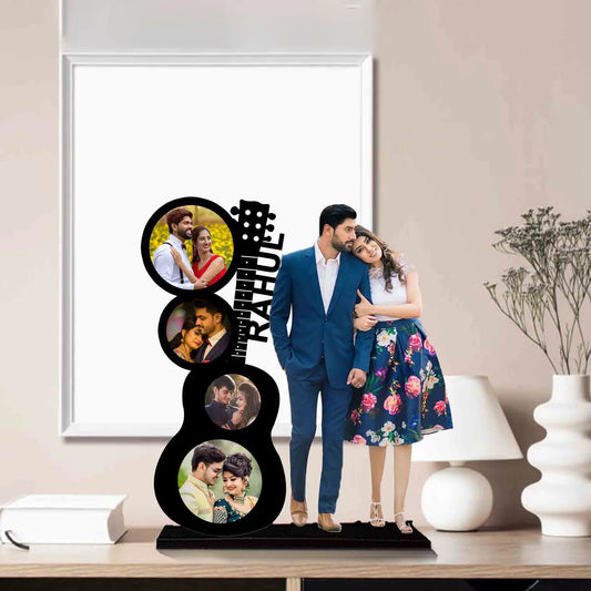 Personalized Table Top Stand Wooden Collage Photo Frame