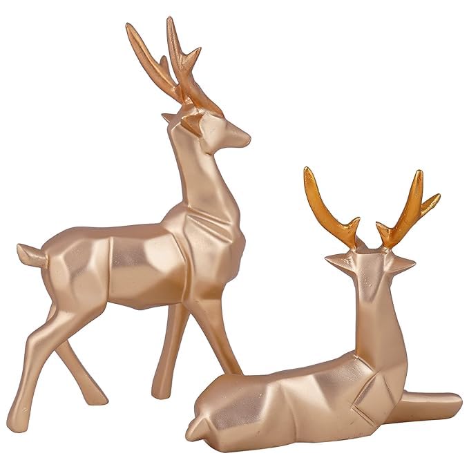 Deer Home Decor showpiece (Gold)