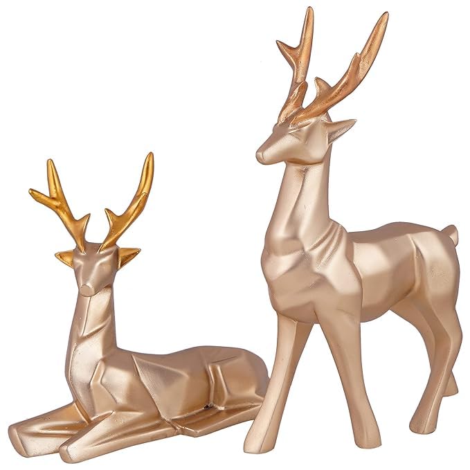 Deer Home Decor showpiece (Gold)