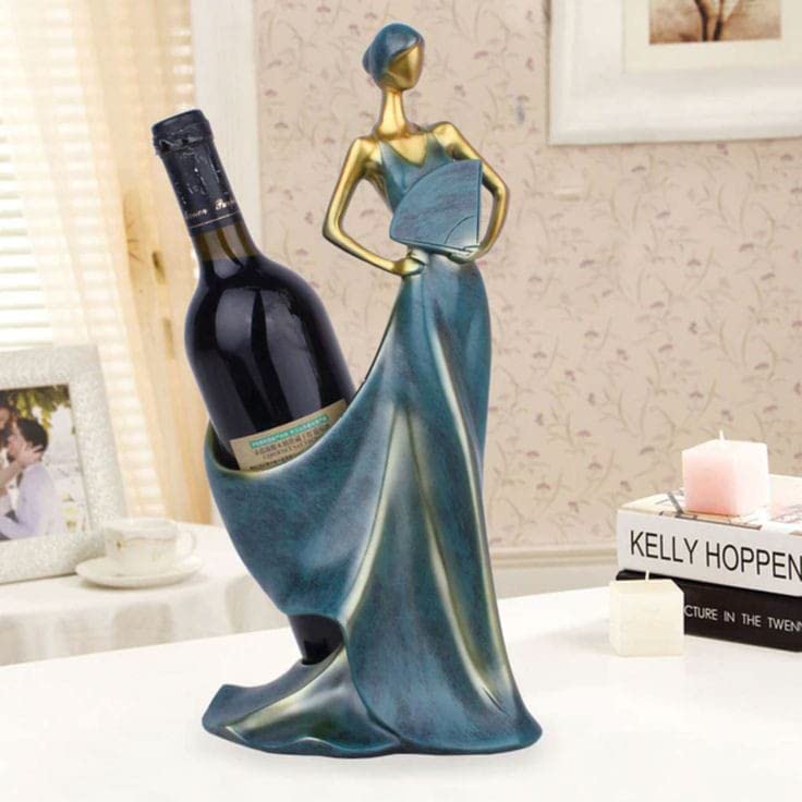 Lady Bottle Holder showpiece for Home Decor & Office Decor