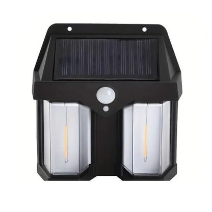Outdoor Solar Wall Lamp – Waterproof, Motion Sensor, Double Light (1 Pc)