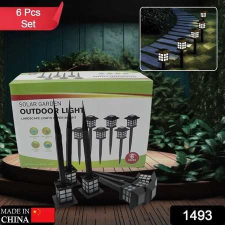 Solar Pathway Lights Outdoor Waterproof LED Set (6 Pc)