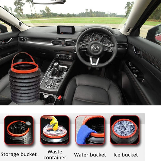 Foldable Storage Bucket – Multipurpose Water Container for Home & Car (1 Pc)