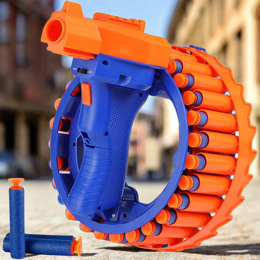 Electric Blaster Toy Gun – 28 Soft Bullets, Safe & Fun for Kids