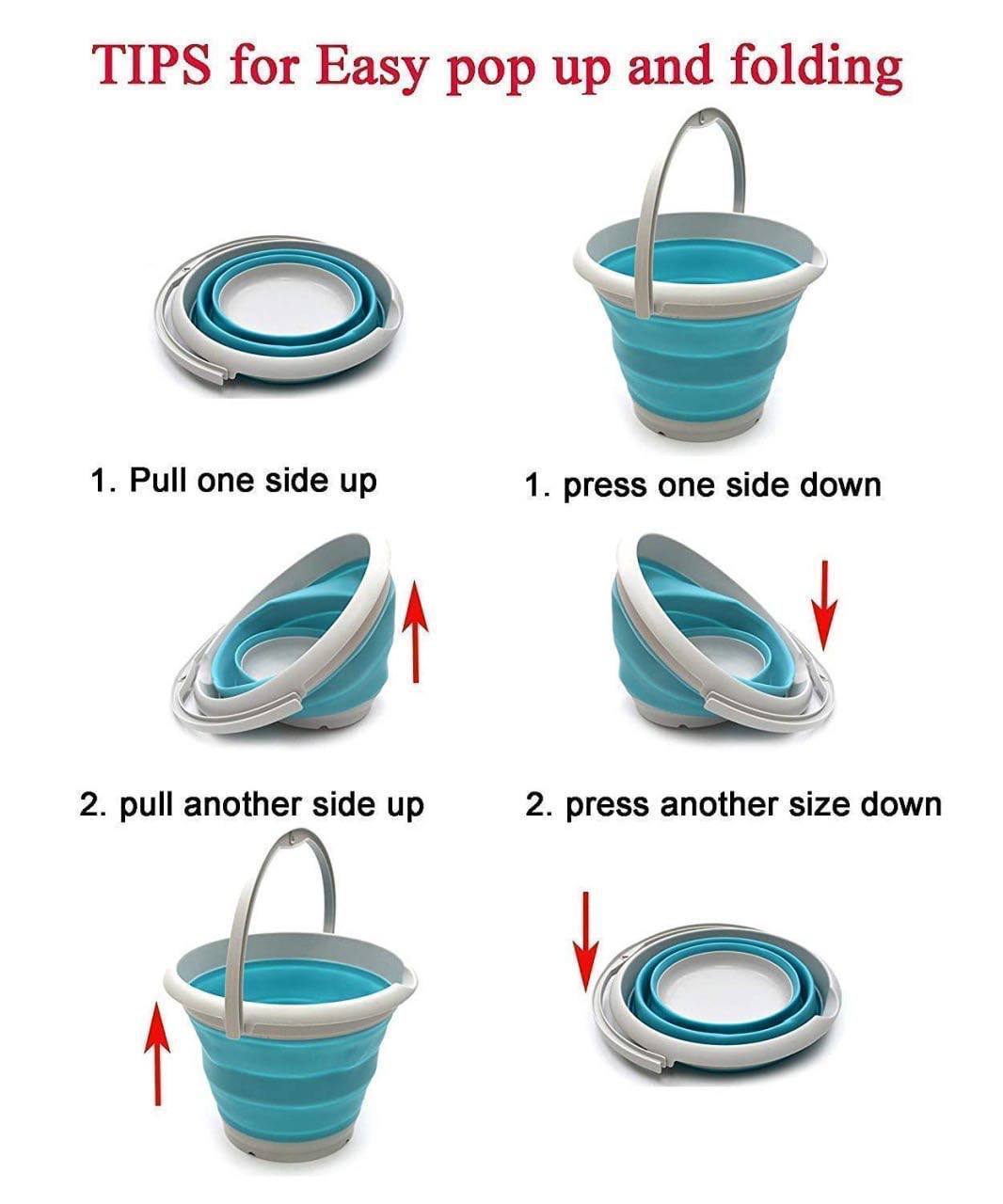 Silicone Folding Bucket