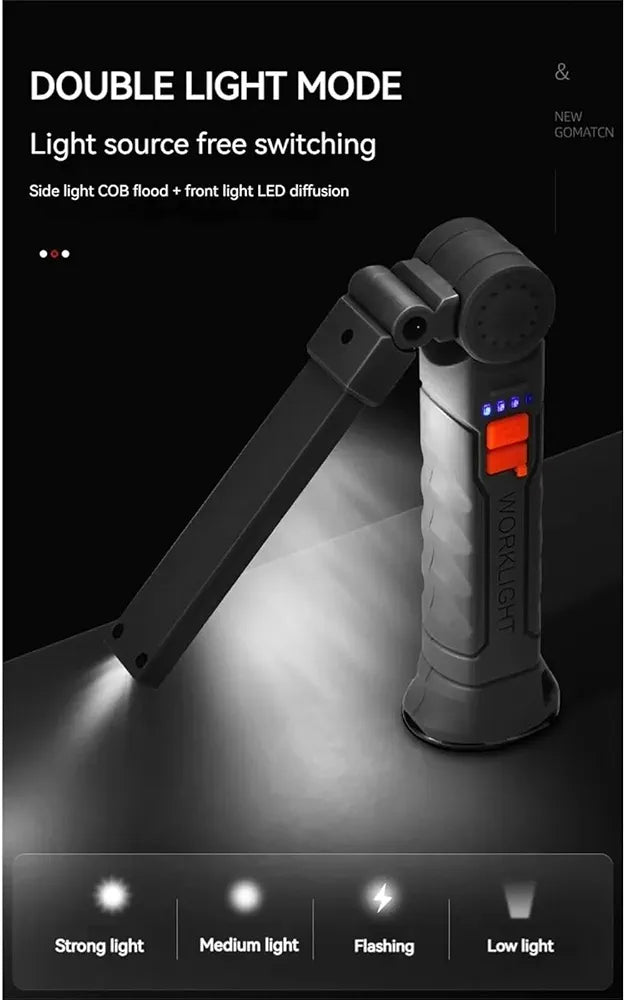 Portable Rechargeable Torch
360° Degree Ambient Light