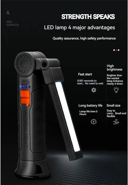 Portable Rechargeable Torch
360° Degree Ambient Light