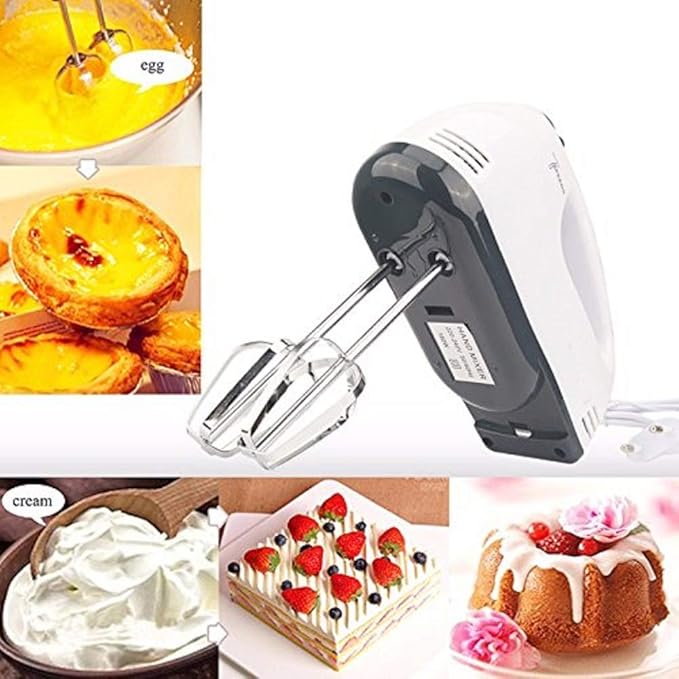 Scarlett Electric 7 Speed Hand Mixer with 4 Pieces