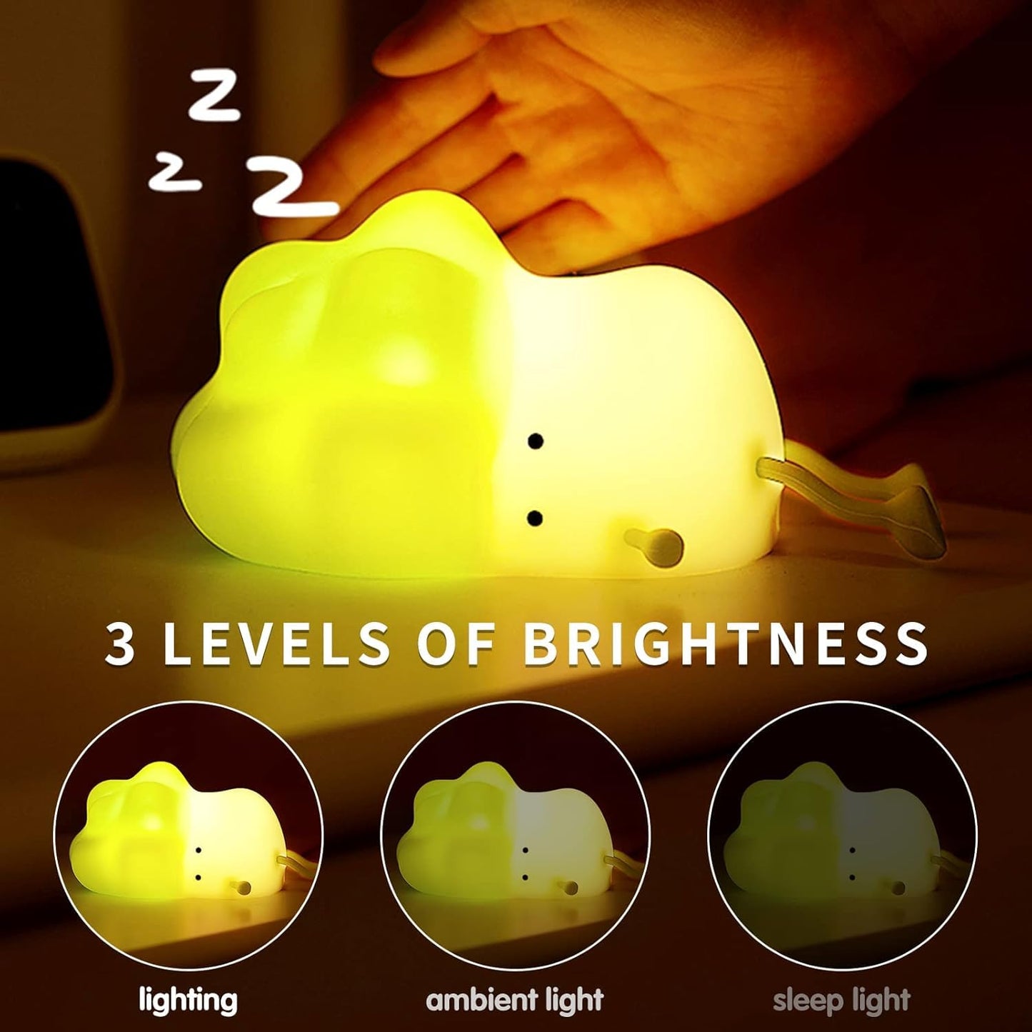 Silicone Cabbage Night Light